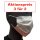 AKTIONs-3er-Pack - Medizinische Gesichtsmaske WEIß - Typ II - mit Ohrenschlaufen - 50 Stück in Box (BG01001)